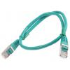 Decelect Cat5 Ethernetové kabely, řada: CR503B, Zelená, Polyvinylchlorid 0.5 m, typ pláště: Stíněné Decelect Cat5 Ethernetové kabely, řada: CR503B, Zelená, Polyvinylchlorid 0.5 m, typ pláště: Stíněné