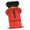 RS PRO, Miniaturní zámek páčky jističe Černá, Červená 1 zámek, ABS, Ocel, Nylon Uzamčení 7.25 mm RS PRO, Miniaturní zámek páčky jističe Černá, Červená 1 zámek, ABS, Ocel, Nylon Uzamčení 7.25 mm