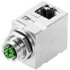 Weidmüller IE-AD-M12XRJ45-90 Weidmüller IE-AD-M12XRJ45-90 1400610000 adaptér, zahnutý 10 ks 1400610000 adaptér, zahnutý 10 ks