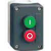 Schneider Electric Ovládací tlačítková stanice Vratná pružina, řada: Harmony IP69K, IP69, IP67 1 NO/1 NC Červená, Zelená