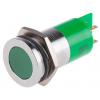 Indikátor pro montáž do panelu Zapuštěné barva Zelená Pájecí plíšek, 12 V ac, 12V dc RS PRO Indikátor pro montáž do panelu Zapuštěné barva Zelená Pájecí plíšek, 12 V ac, 12V dc RS PRO