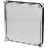 Fibox Cover, PC Transparent 3720096 univerzální pouzdro 280 x 280 x 30 polykarbonát šedobílá (RAL 7035) 1 ks