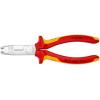 Kleště na odizolování a tažení 1, celková délka: 165 mm, Vanadová ocel Knipex Splňuje normu VDE/1000V Kleště na odizolování a tažení 1, celková délka: 165 mm, Vanadová ocel Knipex Splňuje normu VDE/1000V