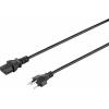 Sygonix SY-5042720 IEC kabel černá 2.00 m