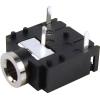 Cliff FC68131 jack konektor 3.5 mm zásuvka, vestavná horizontální Pólů: 3 stereo černá 1 ks