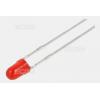 LED dioda červená 635 nm, 250 mcd/20 mA, 40°, pouzdro 3,05 × 5,38 mm