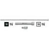 Hazet 8821-12 prodlužovací nástavec pro nástrčné klíče Pohon (šroubovák) 3/8 304 mm 1 ks