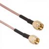 Koaxiální kabel, řada: SMA RG316, Průhledné 249.94 mm 50 Ω Amphenol RF S koncovkou