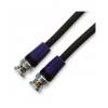 Koaxiální kabel SDI, řada: BNC RG6/U, Černá Polypropylen 5 m 75 Ω Van Damme S koncovkou