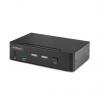 Přepínač KVM, 3,5 mm stereo 2portový USB, počet zobrazení: 1 1 StarTech.com, video připojení: Display Port 5120 x 1440 Přepínač KVM, 3,5 mm stereo 2portový USB, počet zobrazení: 1 1 StarTech.com, video připojení: Display Port 5120 x 1440