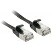 LINDY 47482 RJ45 síťové kabely, propojovací kabely CAT 6A U/FTP 2.00 m černá s ochranou 1 ks