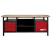 KS Tools 865.0201 pracovní stůl (š x v x h) 2000 x 840 x 680 mm černá, červená