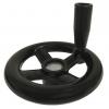 RS PRO Černá Ruční kolo 250 mm