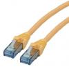Roline Cat6a Ethernetové kabely, Žlutá, Nízko dýmivý bezhalogenový 300 mm 8, typ pláště: Nestíněný Nestíněný Roline Cat6a Ethernetové kabely, Žlutá, Nízko dýmivý bezhalogenový 300 mm 8, typ pláště: Nestíněný Nestíněný