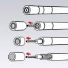 Knipex 16 60 05 KOAX odizolovací nástroj Vhodné pro odizolovací kleště koaxiální kabel 4 do 12 mm RG58, RG59, RG62