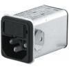 Schurter Konektor IEC 4A C14 Vnější, Zacvakávací montáž 5 x 20 mm, 250V ac, 60Hz Pájecí, 85 °C, -25 °C 4301.6003 Schurter Konektor IEC 4A C14 Vnější, Zacvakávací montáž 5 x 20 mm, 250V ac, 60Hz Pájecí, 85 °C, -25 °C 4301.6003