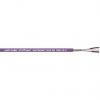 Datový kabel 4žilový plocha průřezu 0.25 to 0.34 mm² 22 AWG, 300V Stíněný Polyvinylchlorid, Polyuretan plášť, Purpurová, Datový kabel 4žilový plocha průřezu 0.25 to 0.34 mm² 22 AWG, 300V Stíněný Polyvinylchlorid, Polyuretan plášť, Purpurová,