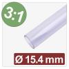 Quadrios 25CA646 smršťovací bužírka s lepidlem transparentní 15.4 mm 5.1 mm Poměr smrštění:3:1 metrové zboží Quadrios 25CA646 smršťovací bužírka s lepidlem transparentní 15.4 mm 5.1 mm Poměr smrštění:3:1 metrové zboží