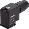 Adaptér elektromagnetického ventilu, pro použití s: Zásuvka MSSD-EB-S-M14 Festo