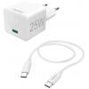 Hama USB nabíječka, 1x USB-C®, 25.00 W, bílá
