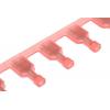 TE Connectivity Zásuvný konektor, řada: Ultra-Fast .250 Izolované, 6.35 x 0.81 mm, Červená Vnitřní, celková délka: 0.855