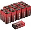 VOLTCRAFT VC-16107985 baterie 9 V alkalicko-manganová 550 mAh 9 V 20 ks