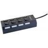 Schwaiger UH4013 USB Hub 4 porty USB-A USB 2.0 480 MBit/s černá UH4013