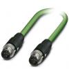 Phoenix Contact Cat5 Ethernetové kabely, řada: 0-93B/M12MSD, NBC-M12MSD/10, Zelená, Polyvinylchlorid, 48 V ac, 60V dc 10