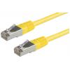 Value 21.99.1332 RJ45 síťové kabely, propojovací kabely CAT 6 S/FTP 1.00 m žlutá dvoužilový stíněný 1 ks Value 21.99.1332 RJ45 síťové kabely, propojovací kabely CAT 6 S/FTP 1.00 m žlutá dvoužilový stíněný 1 ks