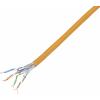 TRU COMPONENTS ethernetový síťový kabel CAT 7 S/FTP 4 x 2 x 0.26 mm² oranžová 100 m