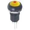 APEM Tlačítkový spínač, řada: IP IP67 Panel Blokování Osvětlené 13.6 mm 5A, barva LED: Červená 50 V dc 48 V ac