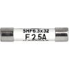 Kazetová pojistka 800mA F 6.3 x 32 mm Schurter Keramika 500V ac Kazetová pojistka 800mA F 6.3 x 32 mm Schurter Keramika 500V ac