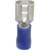 TRU COMPONENTS 1583083 faston zásuvka Šířka zástrčky: 4.80 mm Tloušťka konektoru: 0.80 mm 180 ° částečná izolace modrá 1 ks
