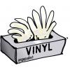 L+D 14695-9 100 ks vinyl jednorázové rukavice Velikost rukavic: 9, L ...