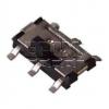 Posuvný přepínač IS-1390-G, 2pólový, 4 V / 0,3 A, SMD