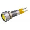 Indikátor pro montáž do panelu, řada: SMLD Žlutá, typ žárovky: LED Jazýček Signal Construct 14V 8 mm, IP67 Indikátor pro montáž do panelu, řada: SMLD Žlutá, typ žárovky: LED Jazýček Signal Construct 14V 8 mm, IP67