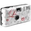 Love White jednorázový fotoaparát 1 ks s vestavěným bleskem