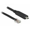 Delock USB 2.0 adaptér [1x USB 2.0 zástrčka C - 1x RJ45 zástrčka] 63912 2 m