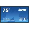 Iiyama ProLite LH7565UHSB-B1 displej Digital Signage Energetická třída (EEK2021): E (A - G) 190.5 cm (75 palec) 3840 x 2160 Pixel 24/7 Funkce proti vzplanutí,