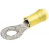 Očková koncovka, řada: PIDG, pokovení: Cín, M6, Žlutá, 105 °C, min. AWG: 12 AWG, max. AWG: 10 AWG, Izolované, TE