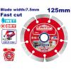 Diamantový kotouč 125 x 22,2 mm Diamantový kotouč 125 x 22,2 mm