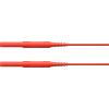 Schützinger HSPL 8568 / AWG16 / 100 / RT bezpečnostní měřicí kabely zástrčka 4 mm zástrčka 4 mm červená 1 ks