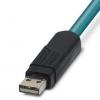 Phoenix Contact Kabel USB do zásuvky IC Vnější, A: USB typu A, 1 m Vnější, B: Bez koncovky Phoenix Contact Kabel USB do zásuvky IC Vnější, A: USB typu A, 1 m Vnější, B: Bez koncovky