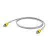 Weidmüller RJ45 (křížený) síťový kabel CAT 6A S/FTP 0.40 m šedá samozhášecí, s ochranou, UL certifikace Weidmüller RJ45 (křížený) síťový kabel CAT 6A S/FTP 0.40 m šedá samozhášecí, s ochranou, UL certifikace