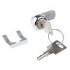 Zámková vložka S klíčem, Klíč, Plastové, hloubka od panelu k jazýčku: 9.5 mm, Chromová 20.3 x 17.7 mm Euro-Locks a Lowe Zámková vložka S klíčem, Klíč, Plastové, hloubka od panelu k jazýčku: 9.5 mm, Chromová 20.3 x 17.7 mm Euro-Locks a Lowe