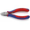Plastové štípací kleště, celková délka: 125mm, Vícesložková rukojeť Bez Kuželové, Plastové, číslo modelu: Knipex Knipex