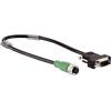 Kabel s konektorem, A: Vnitřní, A: M12 8, B: D-SUB 9kolíkový, B: Vnější 9, řada: DOL-2D08 SICK 500 mm