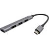 i-tec C31HUBMETALMINI4 USB Hub 4 porty USB-A USB 3.1 Gen1 5 GBit/s vícebarevná I-TEC USB-C Metal HUB 4 Port passive