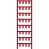 Weidmüller 1919570000 SF 4/12 NEUTRAL RT V2 značení kabelů Druh montáže: přichycení sponami Potisknutelná plocha: 5.70 x 12 mm červená Počet markerů: 128 128 ks