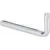TOOLCRAFT 890688 Rovné háky se závitem typu 4 E Galvanicky pozinkovaná ocel 40 mm x 10 mm 10 ks